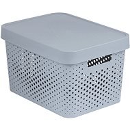 Curver INFINITY DOTS Box 17L - Grey - Storage Box