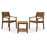 NOELA LOTTO/LUCY Balcony set, wood, 1 table + 2 chairs - Garden Furniture