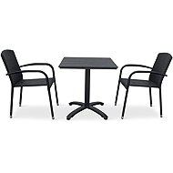 NOELA RISTORANTE/ROMA Balcony set, rattan, 1 table + 2 chairs - Garden Furniture