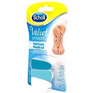SCHOLL Velvet Smooth Nail Care blue 3 pcs - Replacement Head