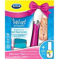 SCHOLL Velvet Smooth Electronic Nail Care System (Free Nail File + Oil) - Electric File
