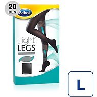 SCHOLL Light Legs 20DEN kompressziós harisnya, fekete - L - Harisnya