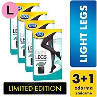 SCHOLL Light Legs 60DEN compression tights black L 3 + 1 pce - Stockings