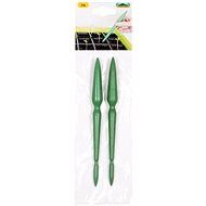 Pointing pin plastic green 17cm 2pcs - Peg