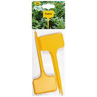 Grooving nameplate yellow 5.5x3.5cm, height 15cm; 10 pcs - Growing Accessory