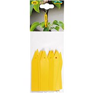 Tag with wire yellow 9.5x1.8cm; 20pcs - Growing Accessory