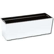 Box BEGONIA DEKOR Plastic White 56x19x19cm - Flower Box