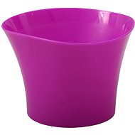 Flowerpot cover PRIMULE plastic violet pink d12x9cm - Decorative Planter