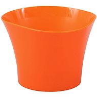 Flowerpot cover PRIMULE plastic orange d12x9cm - Decorative Planter