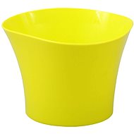 Flowerpot cover PRIMULE plastic light green d12x9cm - Decorative Planter