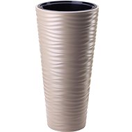 Cover for flowerpot SAHARA SLIM plastic matt d30x56cm - Decorative Planter