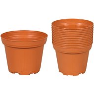 CLASSIC TOD Plastic Lightweight Flowerpot, diameter of 9,5cm 12 pcs - Flower Pot