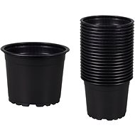 Flowerpot PREMIUM VCG Lightweight Plastic Black diam. 9cm 20 pcs - Flower Pot
