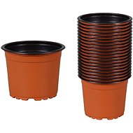 Flowerpot PREMIUM VCG Lightweight Plastic Terracotta diam. 9cm 20 pcs - Flower Pot