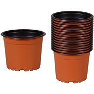 Flowerpot PREMIUM VCG Lightweight Plastic Terracotta diam. 10cm 15 pcs - Flower Pot