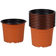 Flowerpot PREMIUM VCG Lightweight Plastic Terracotta diam. 12cm 10 pcs - Flower Pot