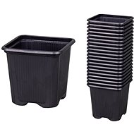 Flowerpot V Plastic Black - Flower Pot