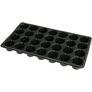 Planter MINI JP plastic black d6cm 28pcs - Seedling Tray