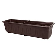GARDEN brown plastic box 40cm - Flower Box