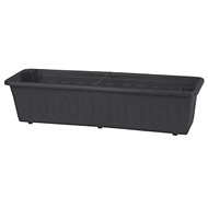 Self-watering box GARDENFLOR plastic anthracite 40cm - Flower Box