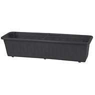 Self-watering box GARDENFLOR plastic anthracite 50cm - Flower Box