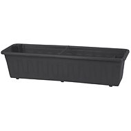 GARDENFLOR self-watering plastic box anthracite 60cm - Flower Box