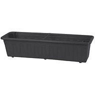 Self-watering garden box GARDENFLOR plastic anthracite 80cm - Flower Box