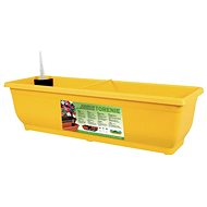 Self-watering box TORENIE yellow plastic 50cm - Flower Box