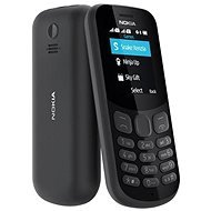 Nokia 130 Dual SIM (2017), fekete - Mobiltelefon