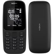 Nokia 105 (2017) Dual SIM, fekete - Mobiltelefon