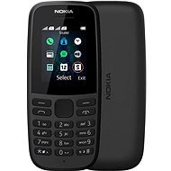 Nokia 105 (2019), čierny, Dual SIM - Mobilný telefón