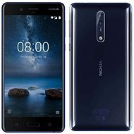 Nokia 8 Dual SIM Polished Blue - Mobile Phone