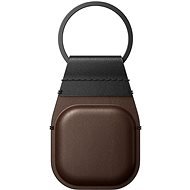 Nomad Leather Keychain Brown AirTag - AirTag kulcstartó