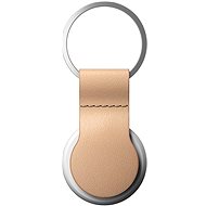 Nomad Leather Loop Natural Apple AirTag - AirTag Key Ring