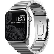 Nomad Titanium Band Silver Apple Watch 6/SE/5/4/3/2/1 44/42mm - Watch Strap