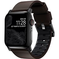 Nomad Modern Strap Brown Black Active Leather Apple Watch 44/42mm - Watch Strap
