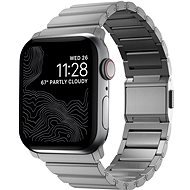 Nomad Titanium Band Silver Apple Watch 42/44/45/Ultra 49mm - Remienok na hodinky