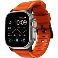 Nomad Rugged Strap Apple Watch 42/44/45/Ultra 49mm - Orange/Black - Szíj