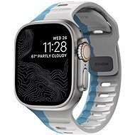 Nomad Sport Strap pro Apple Watch 49/45/44/42mm, lunar gray/electric blue - Watch Strap