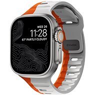 Nomad Sport Strap für Apple Watch 49/45/44/42mm, lunar gray/ultra orange - Armband