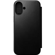Nomad Modern Leather Folio Black iPhone 16 Plus - Phone Cover
