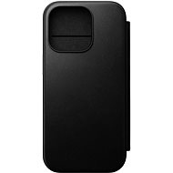 Nomad Modern Leather Folio Black iPhone 16 Pro - Phone Cover