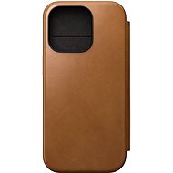 Nomad Modern Leather Folio English TanC iPhone 16 Pro - Phone Cover