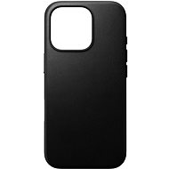 Nomad Traditional Leather Case Black iPhone 16 Pro - Phone Cover