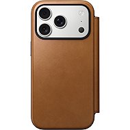 Nomad Modern Leather Folio English Tan iPhone 17 Pro - Phone Case