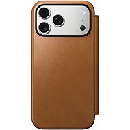 Nomad Modern Leather Folio English Tan iPhone 17 Pro Max - Phone Case