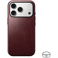 Nomad Modern Leather Case Burgundy (Horween) iPhone 17 Pro - Phone Case