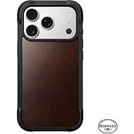Nomad Rugged Leather Case Rustic Brown (Horween) iPhone 17 Pro - Softcase-Handyhülle