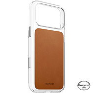Nomad Clear Leather Case Saddle Horween iPhone 18 Pro Max - Phone Cover