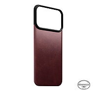 Nomad Magnetic Leather Back Burgundy Horween Magsafe iPhone 18 Pro - Phone Cover